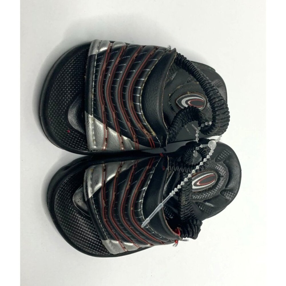Grendene Boys Size 0 3 months Black Sandals SLip On Slide shoes
